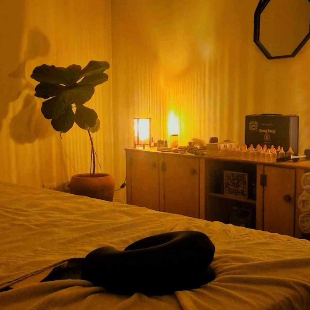 Interior acolhedor do Espaço Integra